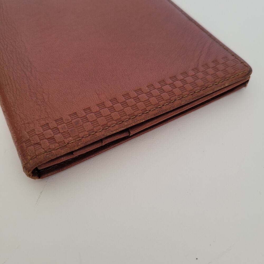 Burberry Leather Wallet Brown Clutch Logo Large Nova Designer Vintage Slim - Picture 12 of 14